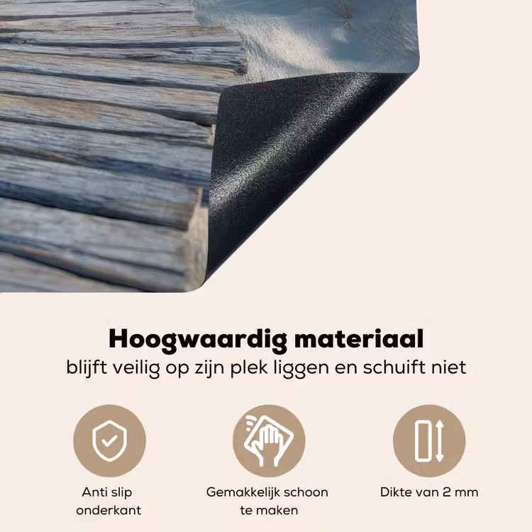 Pad - Planken - Duinen - Gras Inductie beschemer met haakjes middel -ky-onderkant-nl