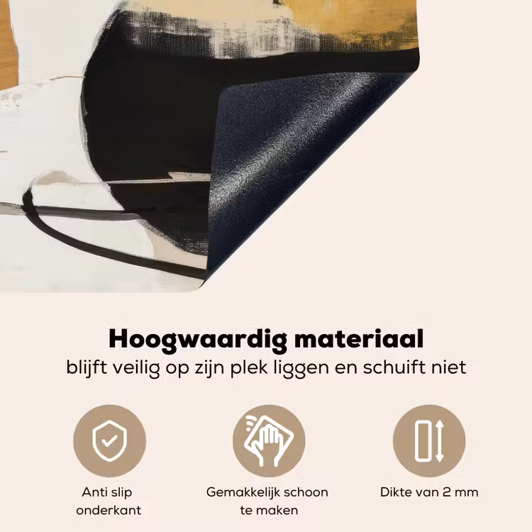 Paint - Abstract - Kleuren Inductie beschemer met haakjes klein -ky-onderkant-nl