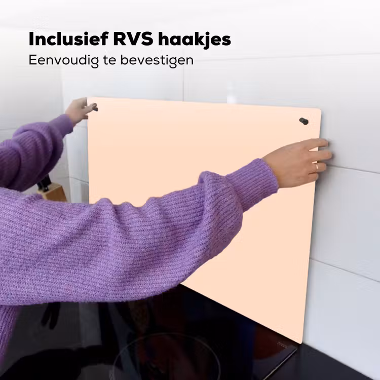 Pale - Peach - Nude Inductie beschemer met haakjes klein 777 -ky-ophangen-nl