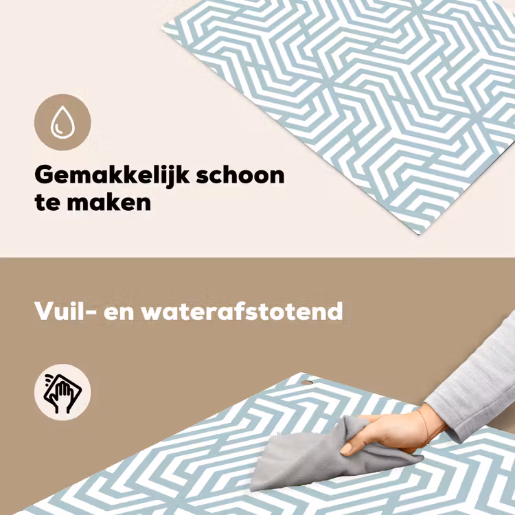 Patronen - Abstract - Driehoek - Geometrie Inductie beschemer met haakjes klein 777 -ky-schoon-nl