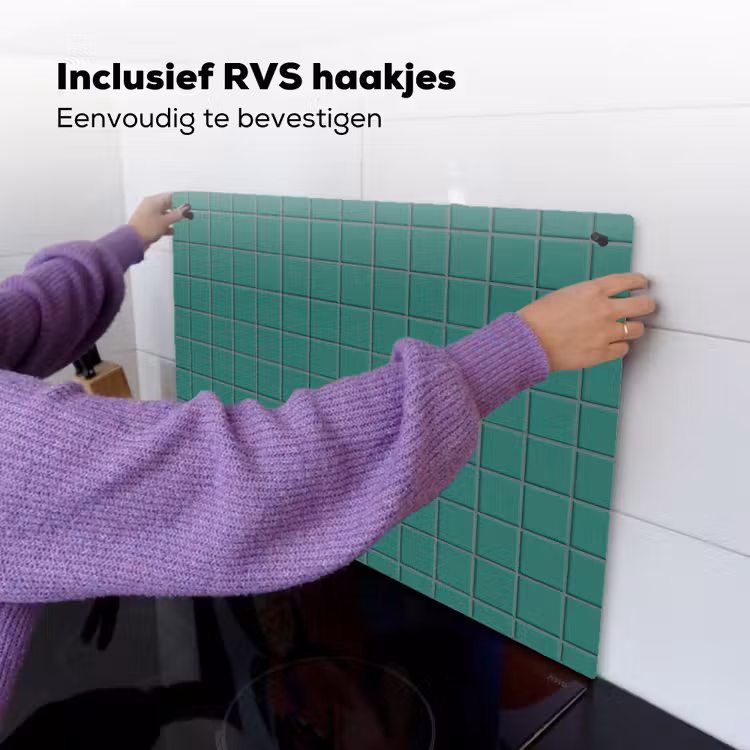 Patroon - Patroon - Smaragd Inductie beschemer met haakjes klein 777 -ky-ophangen-nl