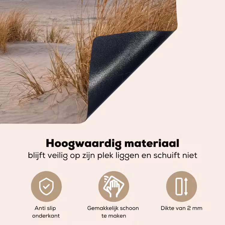 Pier - Zonsondergang - Strand Inductie beschemer met haakjes klein -ky-onderkant-nl