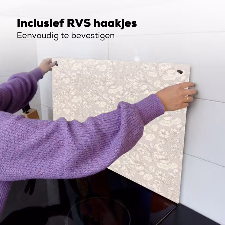 Pioenrozen - Bloesem - Bessen Inductie beschemer met haakjes klein 777 -ky-ophangen-nl