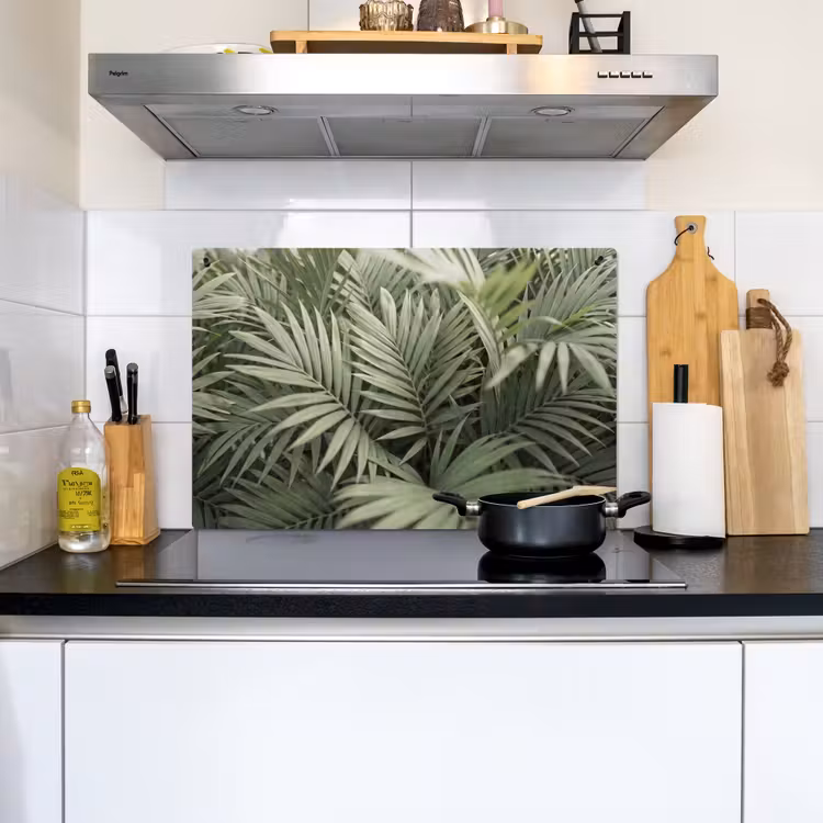 Plant - Palmbladeren - Natuur - Groen Inductie beschemer met haakjes klein -sfeer2