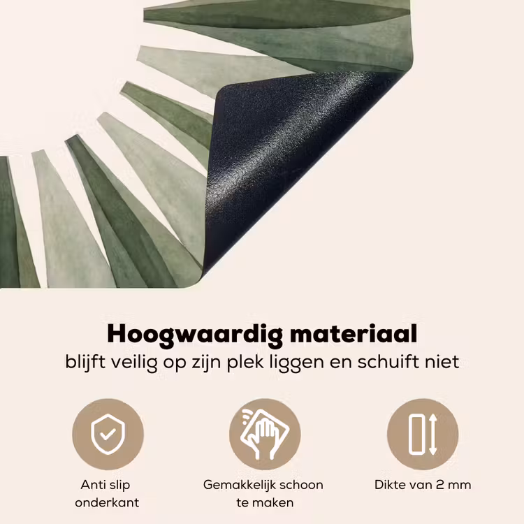 Planten - Abstract - Waterverf - Groen - Natuur Inductie beschemer met haakjes klein -ky-onderkant-nl
