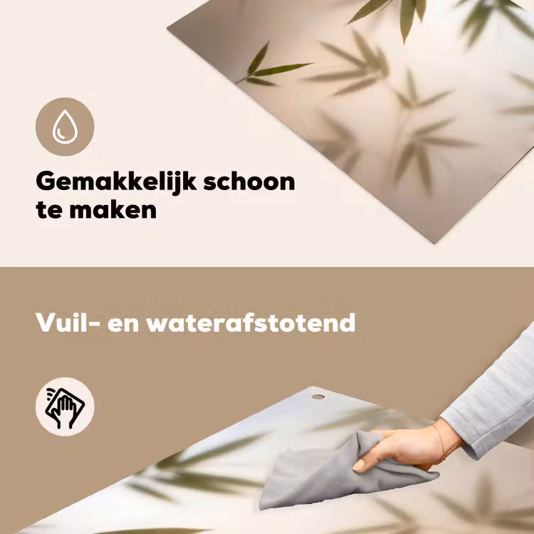 Planten - Bladeren - Natuur - Groen Inductie beschemer met haakjes klein -ky-schoon-nl