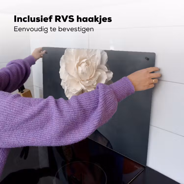Portret - Mysterieus - Wit Inductie beschemer met haakjes klein -ky-ophangen-nl