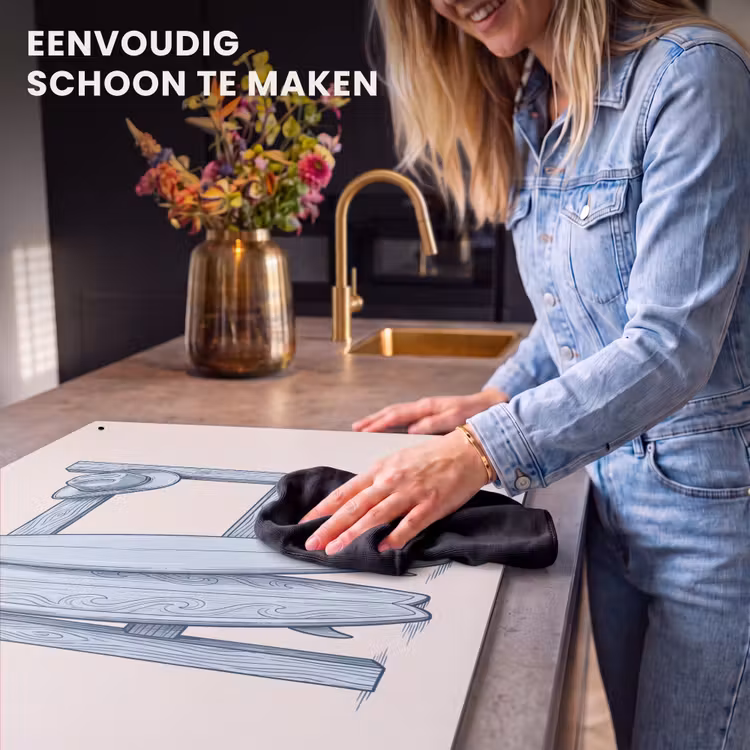 Recreatie - Kleding - Avontuur - Illustratie - Zomer Inductie beschemer met haakjes klein -ky-schoon-nl