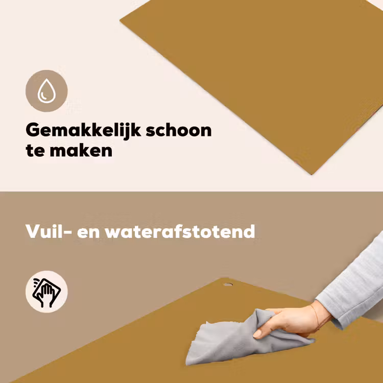 Rhythmic - Ochre - Geel Inductie beschemer met haakjes klein 777 -ky-schoon-nl