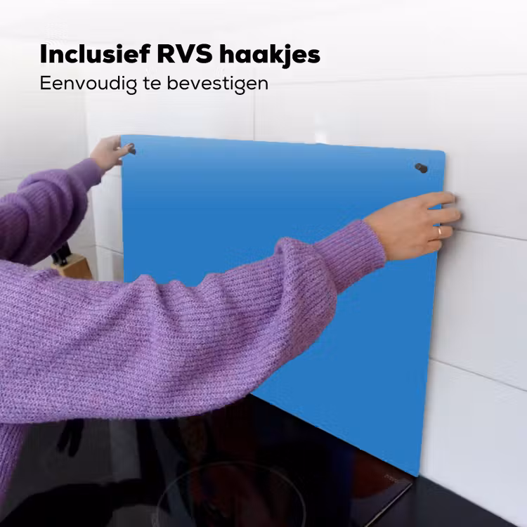 Royal - Blue - Blauw Inductie beschemer met haakjes klein 777 -ky-ophangen-nl