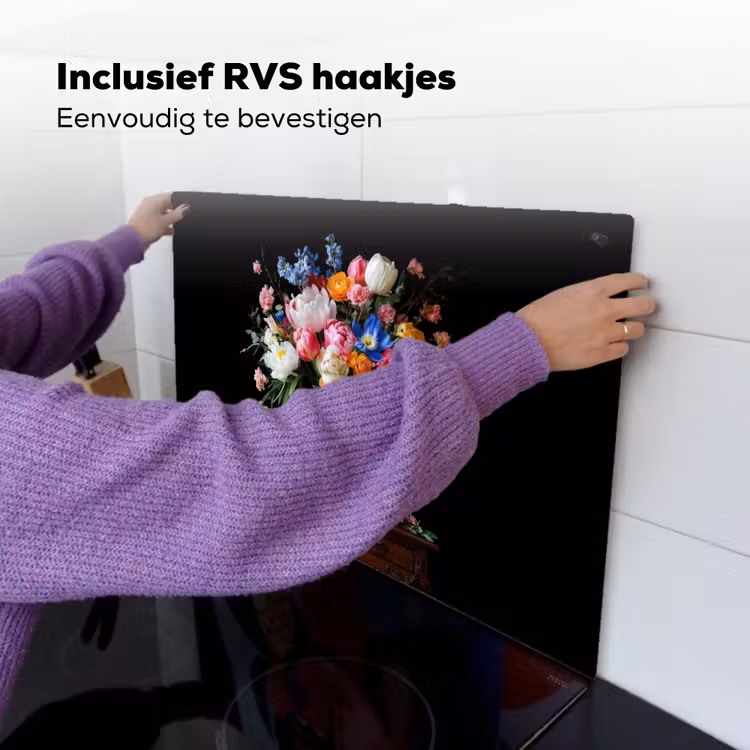 Rozen - Bloemen - Vaas - Boeket Inductie beschemer met haakjes klein -ky-ophangen-nl