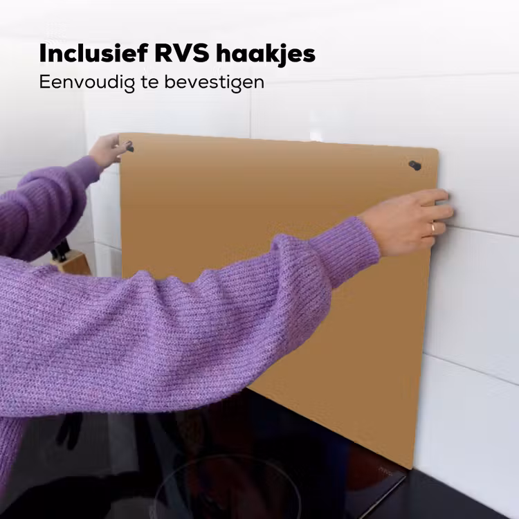 Sahara - Earth - Oranje Inductie beschemer met haakjes klein 777 -ky-ophangen-nl