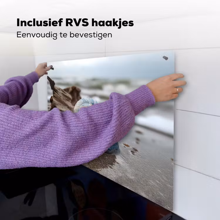 Schelp - Strand - Blauw - Zee Inductie beschemer met haakjes middel -ky-ophangen-nl