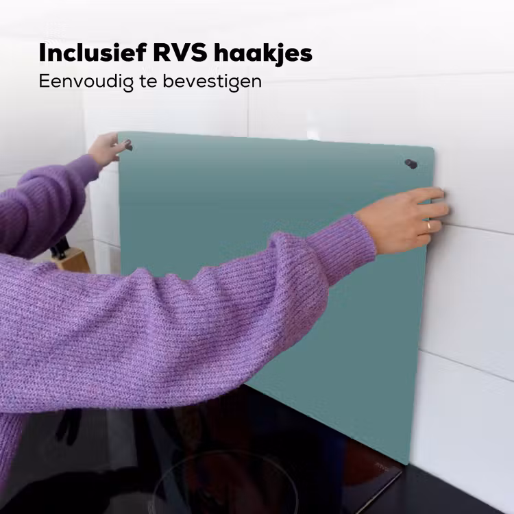 Serene - Teal - Blauw Inductie beschemer met haakjes klein 777 -ky-ophangen-nl