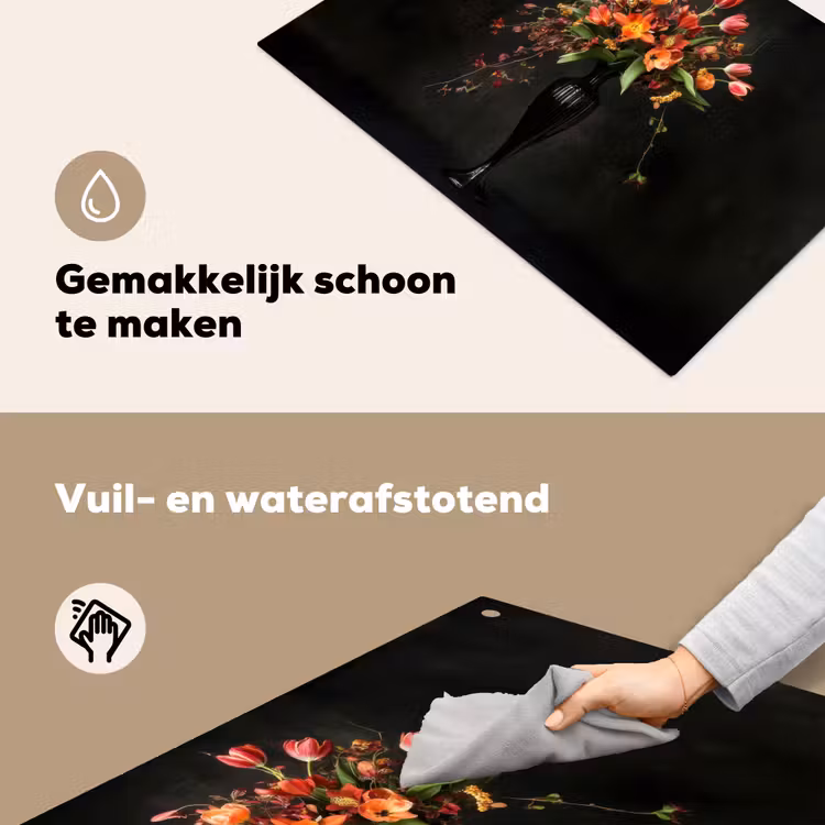 Sierlijk - Boeket - Vaas Inductie beschemer met haakjes klein -ky-schoon-nl