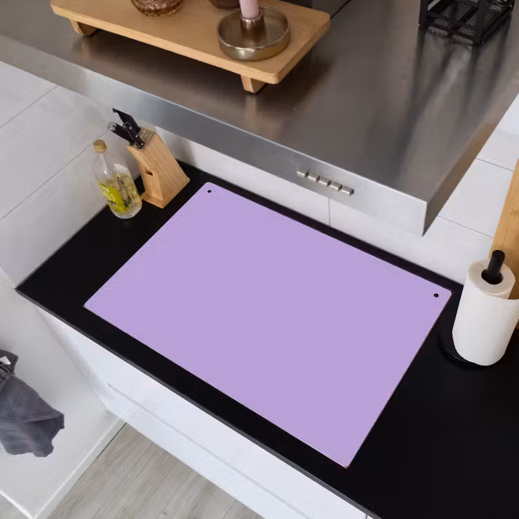 Soft - Lavender - Paars Inductie beschemer met haakjes klein 777 -sfeer1