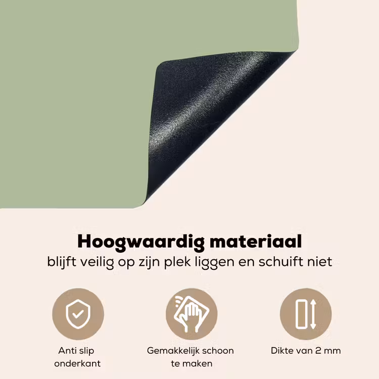 Spring - Sprint - Groen Inductie beschemer met haakjes klein 777 -ky-onderkant-nl