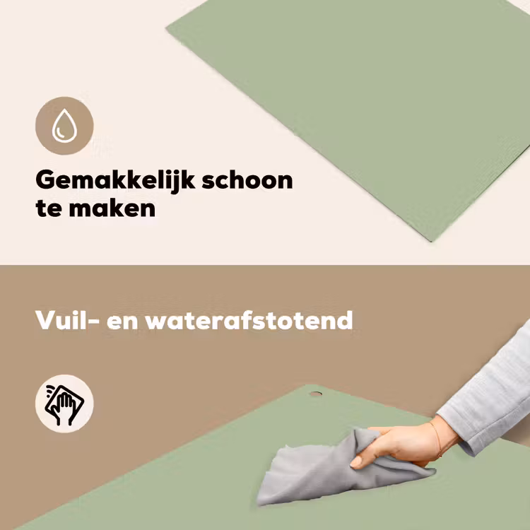 Spring - Sprint - Groen Inductie beschemer met haakjes klein 777 -ky-schoon-nl