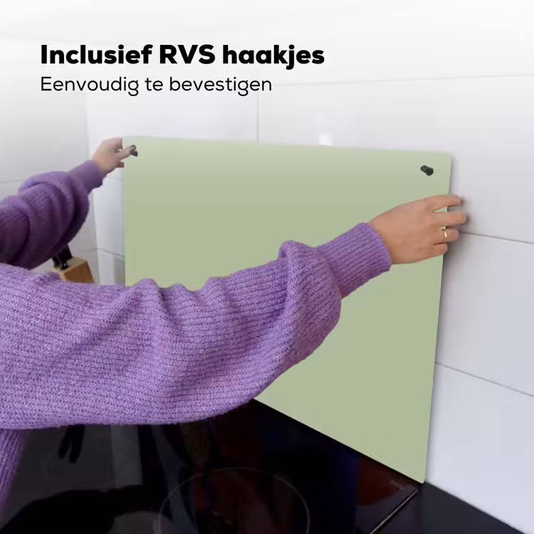 Spring - Sprint - Groen Inductie beschemer met haakjes klein 777 -ky-ophangen-nl