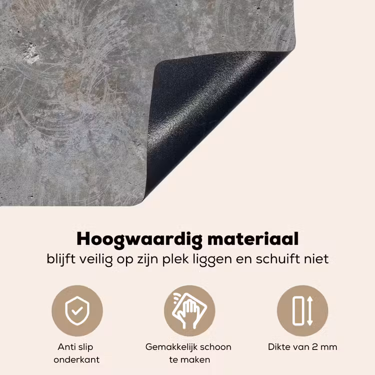 Stenen - Beton - Patronen Inductie beschemer met haakjes klein 777 -ky-onderkant-nl