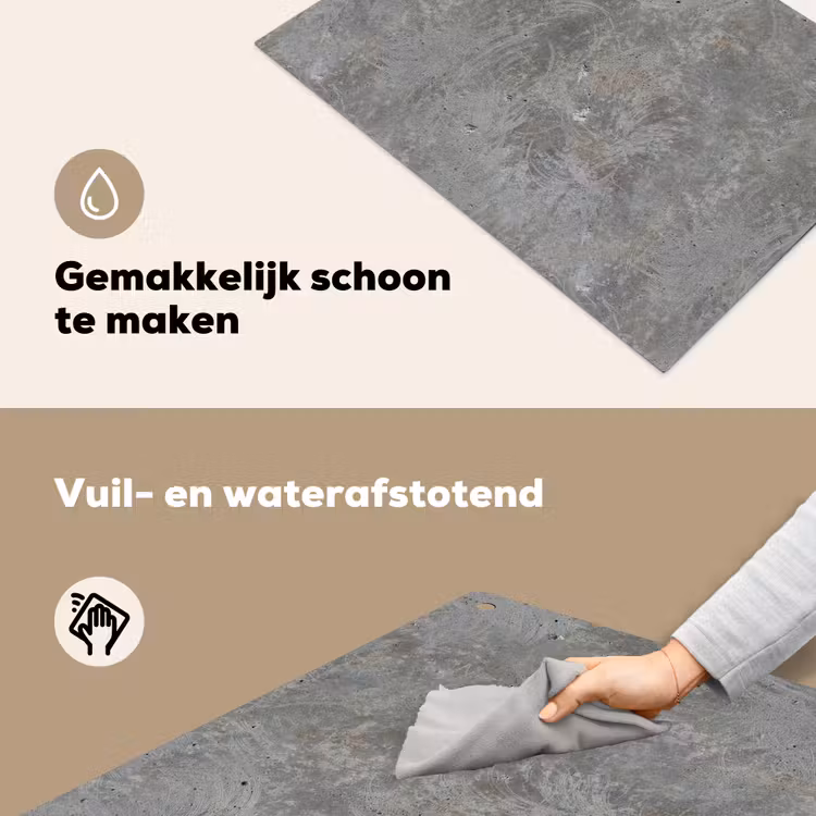 Stenen - Beton - Patronen Inductie beschemer met haakjes klein 777 -ky-schoon-nl