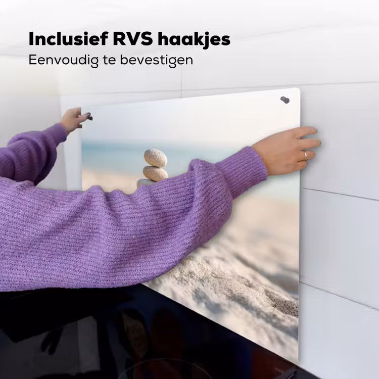 Stenen - Stapel - Zand - Zee Inductie beschemer met haakjes middel -ky-ophangen-nl
