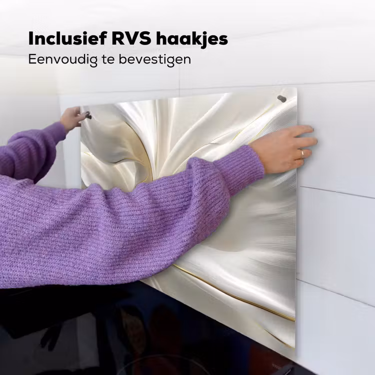 Stof - Plooien - Goud Inductie beschemer met haakjes middel -ky-ophangen-nl