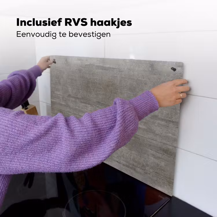 Structuur - Beton - Steen - Patronen Inductie beschemer met haakjes klein 777 -ky-ophangen-nl