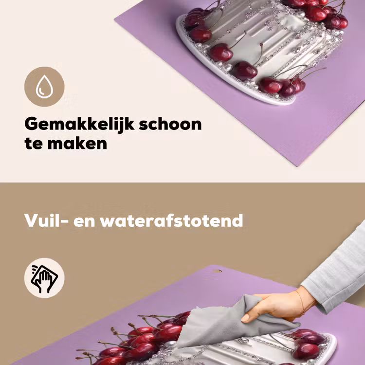 Taart - Kersen - Juwelen - Rood Inductie beschemer met haakjes middel -ky-schoon-nl