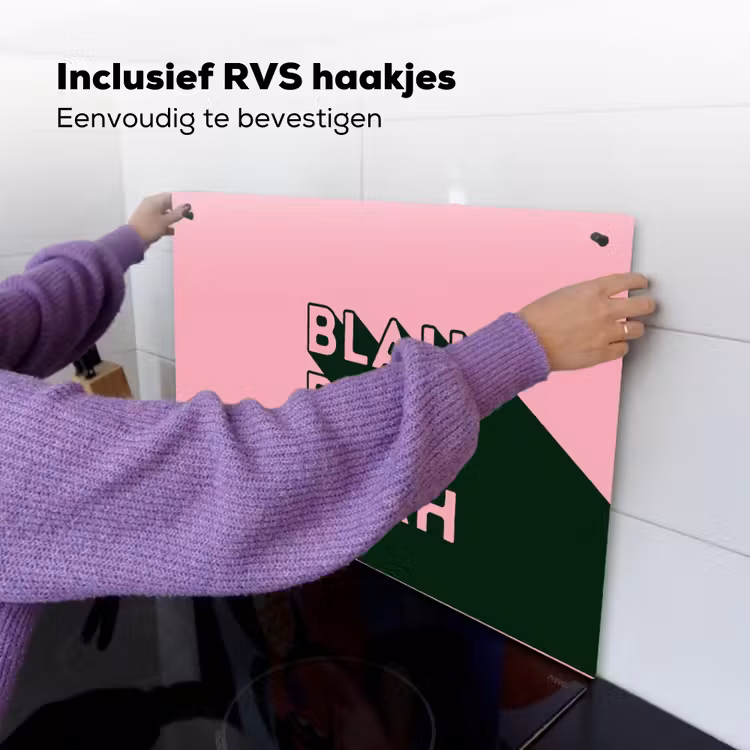 Tekst - Grafisch - Groen - Schaduw Inductie beschemer met haakjes klein -ky-ophangen-nl