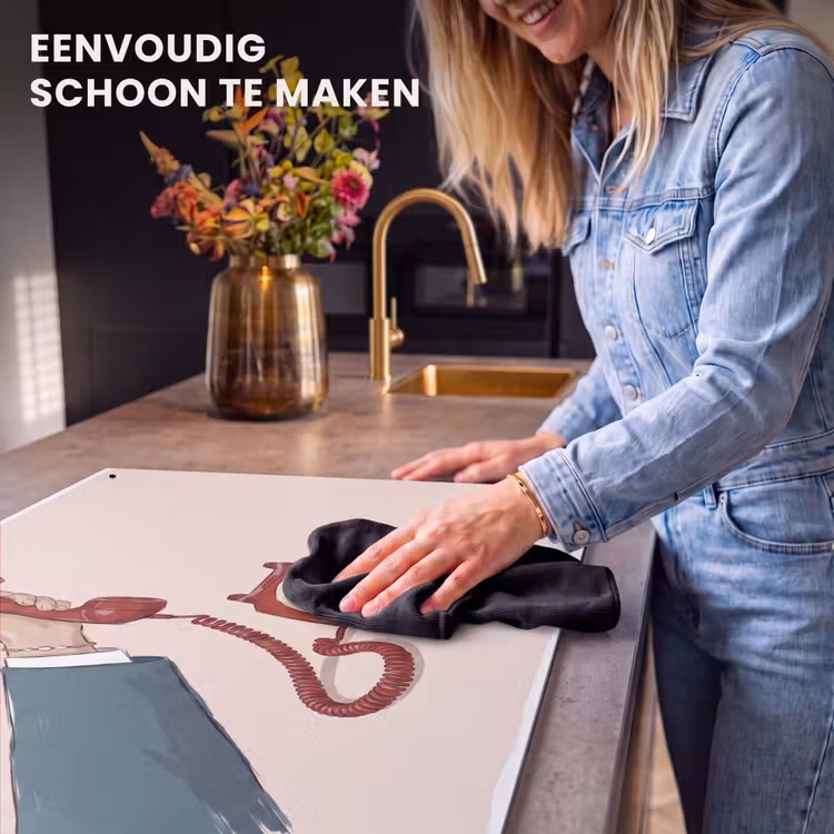 Telefoon - Hand - Vintage - Communicatie - Rood Inductie beschemer met haakjes klein -ky-schoon-nl
