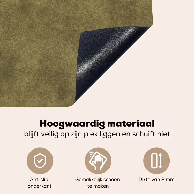 Textuur - Abstract - Groen Inductie beschemer met haakjes klein 777 -ky-onderkant-nl