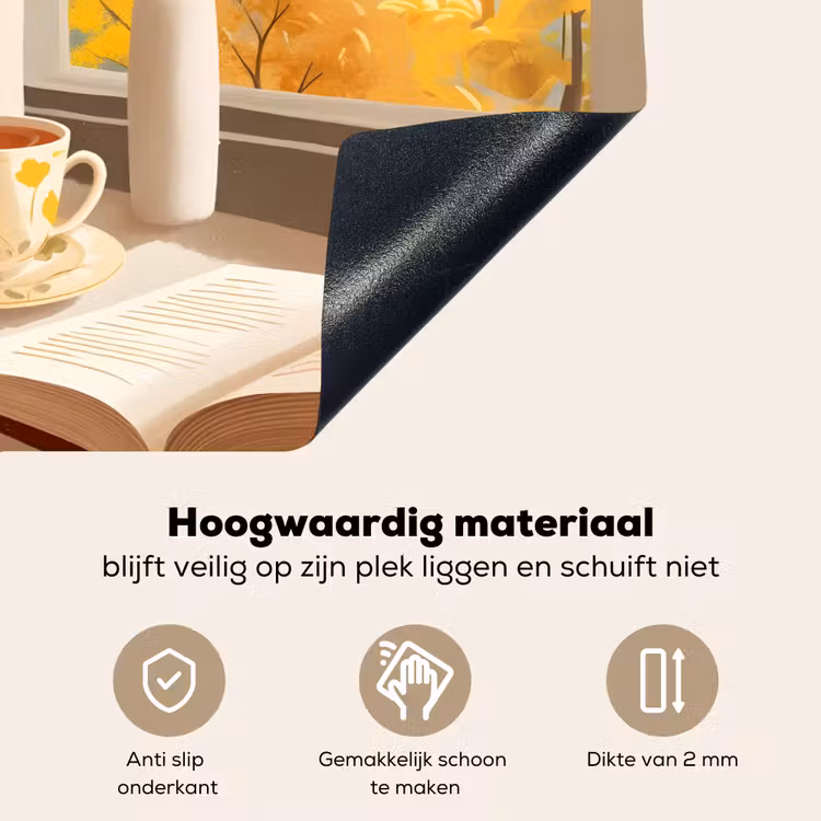 Thee - Boek - Thee - Herfst Inductie beschemer met haakjes klein -ky-onderkant-nl