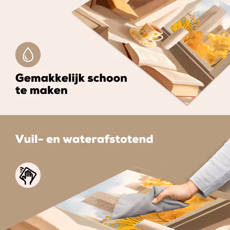 Thee - Boek - Thee - Herfst Inductie beschemer met haakjes klein -ky-schoon-nl