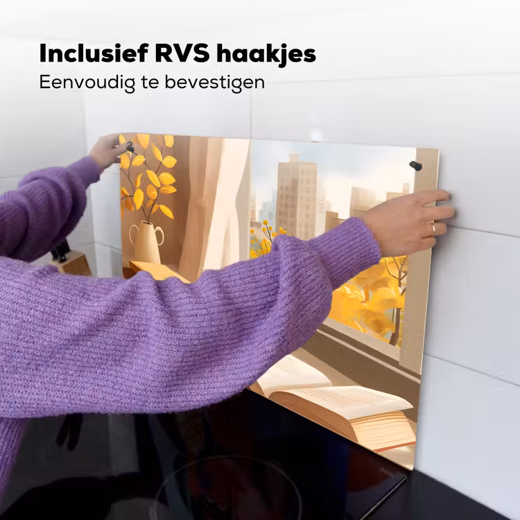 Thee - Boek - Thee - Herfst Inductie beschemer met haakjes klein -ky-ophangen-nl