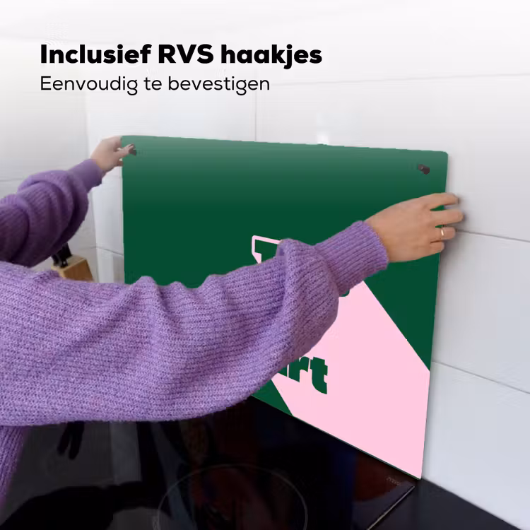 This is art - Schaduw - Roze Inductie beschemer met haakjes klein -ky-ophangen-nl