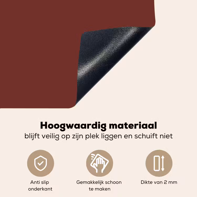 Valentine - Velvet - Rood Inductie beschemer met haakjes klein 777 -ky-onderkant-nl