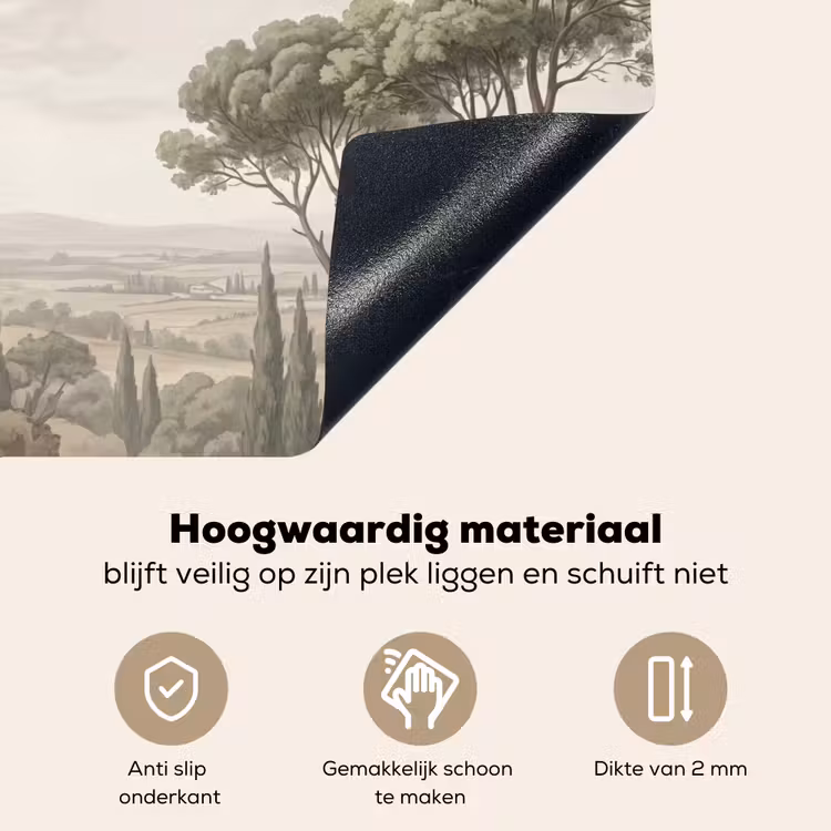 Vallei - Bos - Natuur - Groen Inductie beschemer met haakjes klein -ky-onderkant-nl