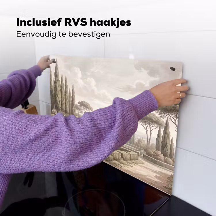 Vallei - Tuin - Natuur - Groen Inductie beschemer met haakjes klein -ky-ophangen-nl
