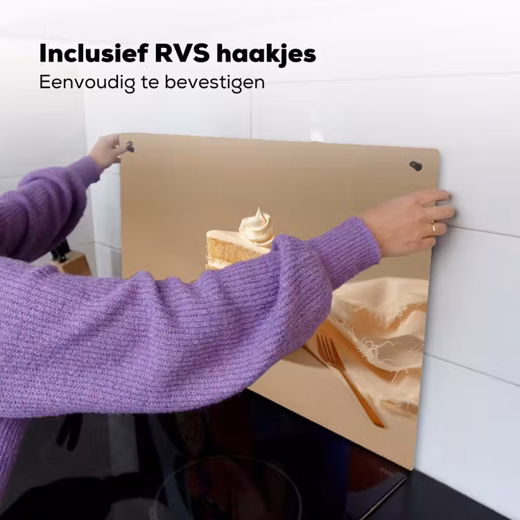 Vanilletaart - Cake - Romig Inductie beschemer met haakjes klein -ky-ophangen-nl