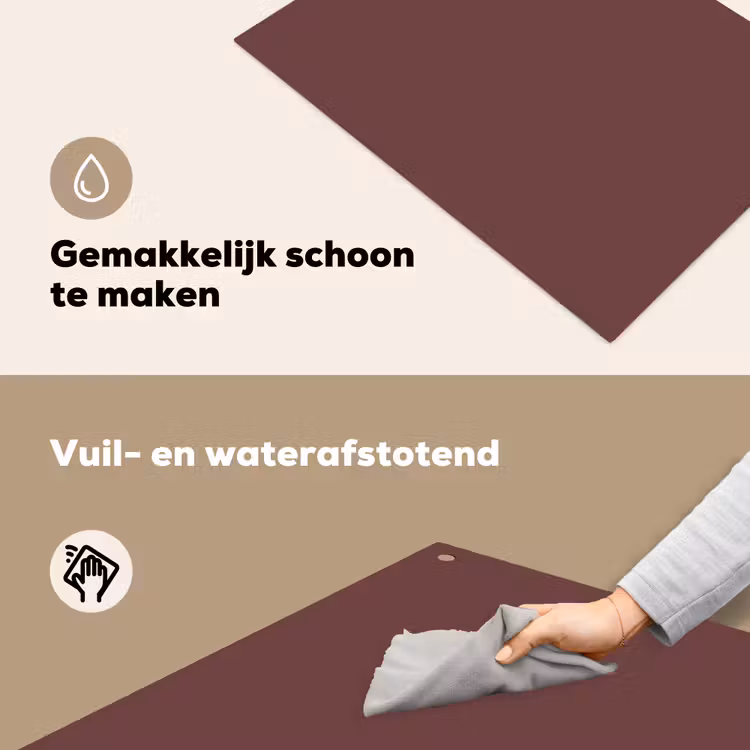 Velvet - Merlot - Rood Inductie beschemer met haakjes klein 777 -ky-schoon-nl