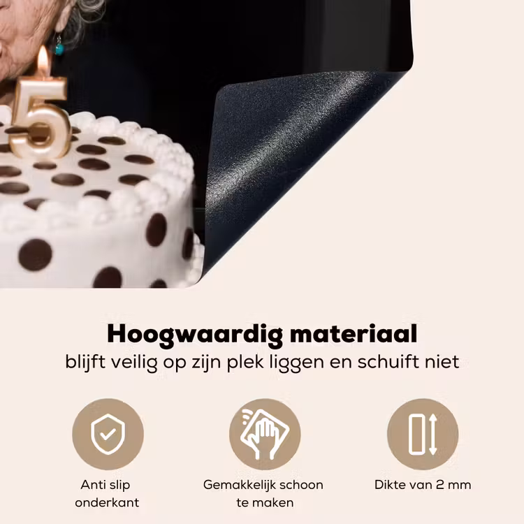 Verjaardag - Krulspeld - Oma Inductie beschemer met haakjes klein -ky-onderkant-nl