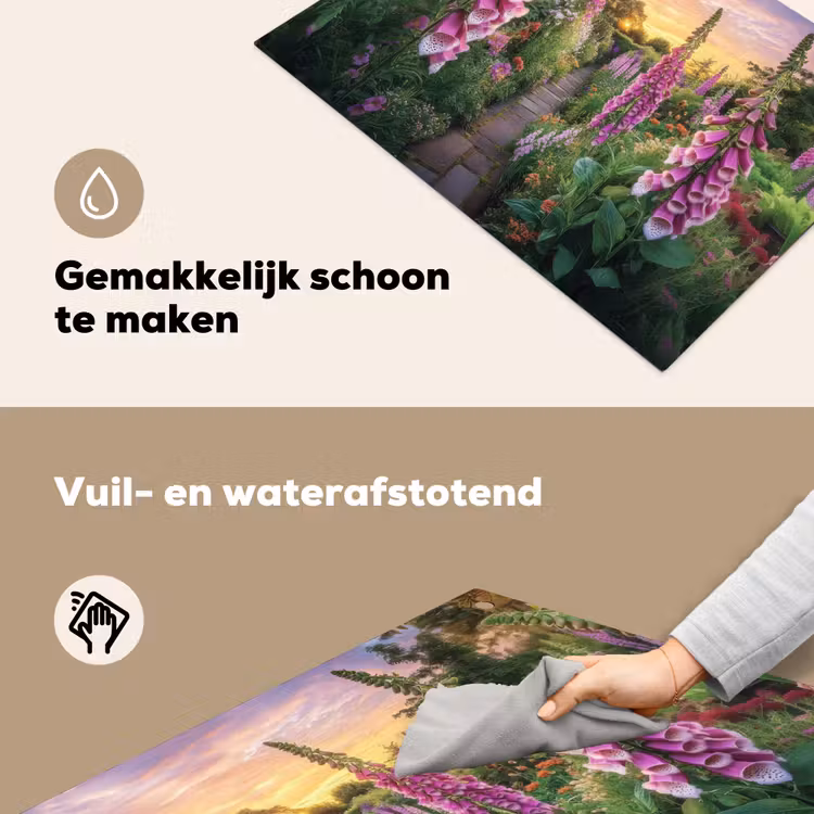 Vingerhoedskruid - Bloemen - Tuin Inductie beschemer met haakjes klein -ky-schoon-nl