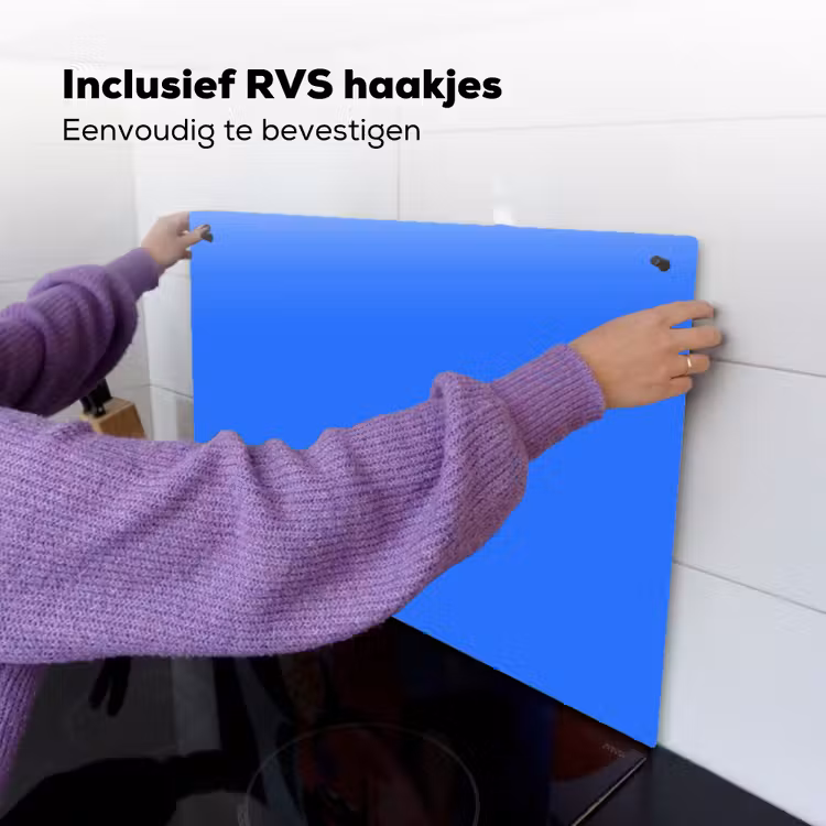 Vivid - Cobalt - Blauw Inductie beschemer met haakjes klein 777 -ky-ophangen-nl