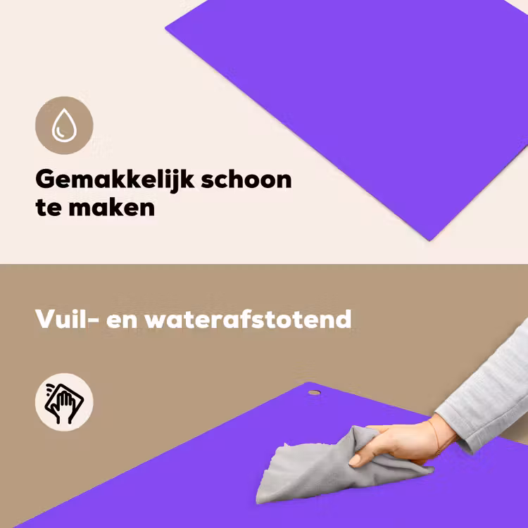 Vivid - Violet - Paars Inductie beschemer met haakjes klein 777 -ky-schoon-nl