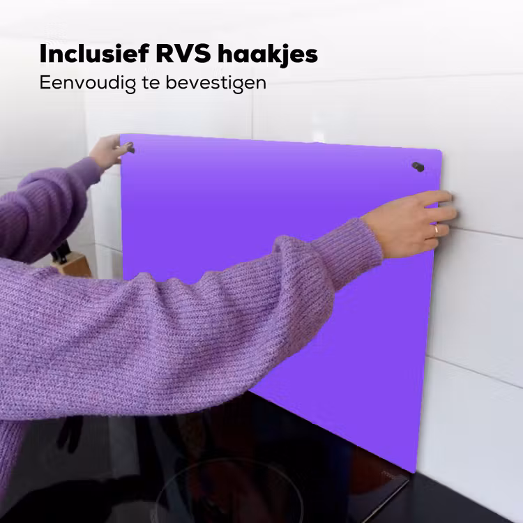 Vivid - Violet - Paars Inductie beschemer met haakjes klein 777 -ky-ophangen-nl