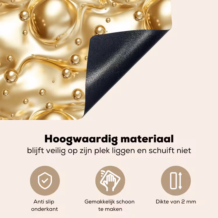 Vloeibaar - Druppels - Goud Inductie beschemer met haakjes klein 777 -ky-onderkant-nl