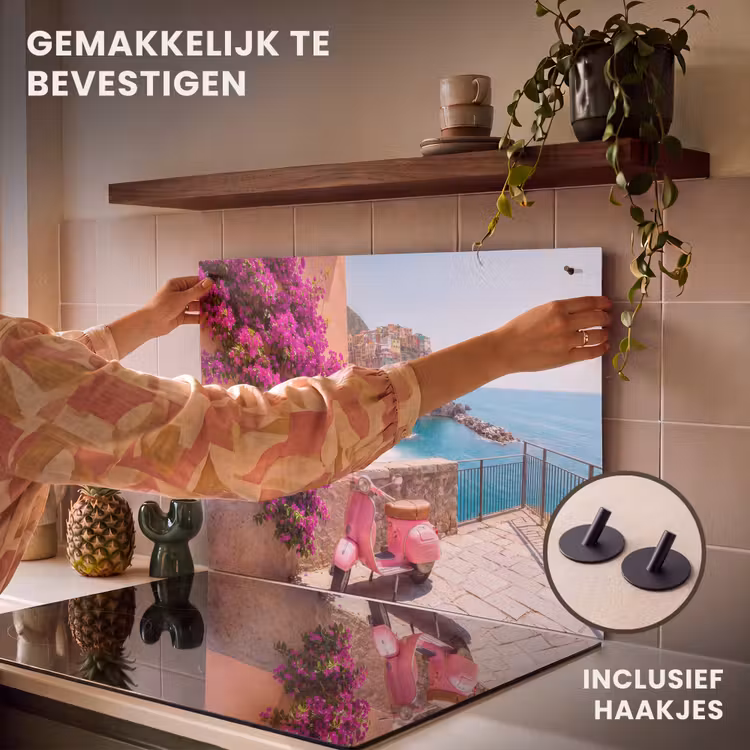 Voertuig - Roze - Kust - Zomer - Reizen Inductie beschemer met haakjes klein -ky-ophangen-nl