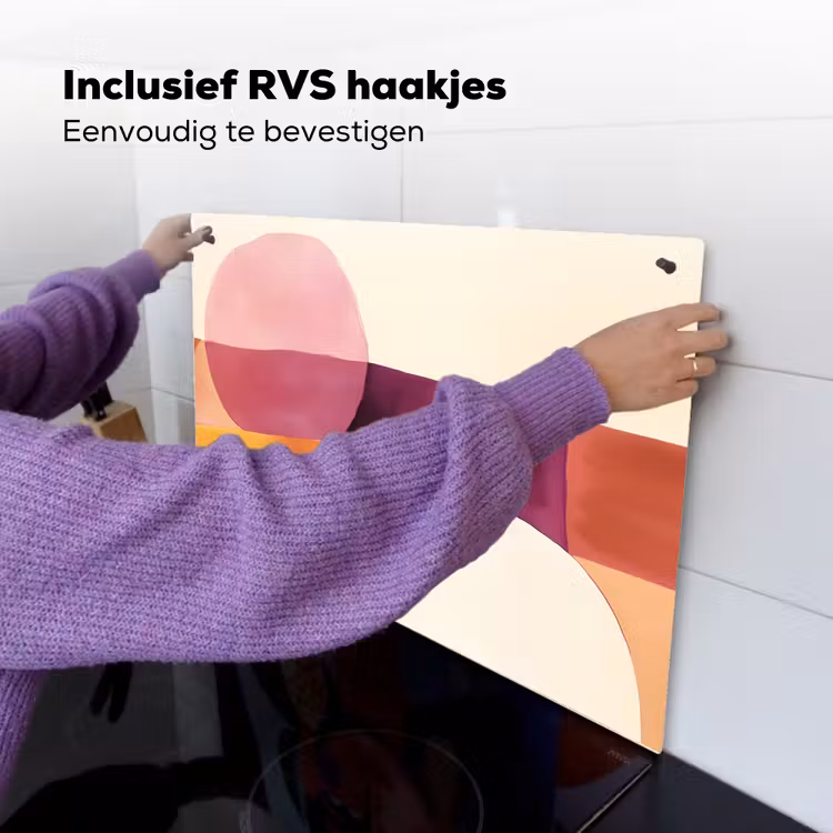 Vormen - Abstract - Kleurrijk Inductie beschemer met haakjes klein -ky-ophangen-nl