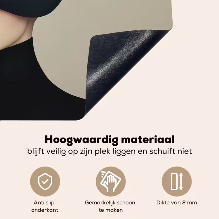 Vrouw - Groen - Hoed Inductie beschemer met haakjes klein -ky-onderkant-nl